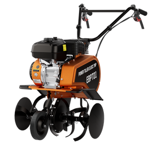 Motoculteur à essence 212cc 4kW, profondeur de travail supérieure à 100mm pour jardin et champ, entrepôt US - Product Image 1