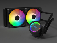 Refroidisseur de liquide pour PC personnalisé de 240mm Ventilateur de refroidissement CPU pour boîtier d'ordinateur