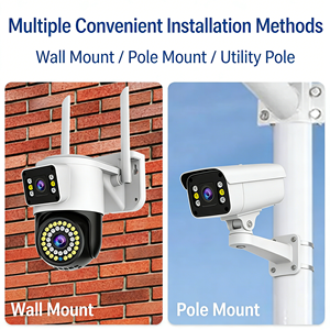 กล้องวงจรปิดไร้สาย <span class=keywords><strong>Yoosee</strong></span> แบบเลนส์คู่ ความละเอียด 2K 4MP หมุนได้ ปรับมุมมองได้ กันน้ำ พร้อมระบบตรวจจับความเคลื่อนไหว แจ้งเตือน ภาพสีกลางคืน Wifi CCTV - Product Image 4