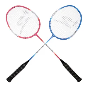 Raket Badminton Paduan Aluminium Kualitas Tinggi Grosir Logo Kustom Warna Berbeda