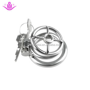Dongkai <span class=keywords><strong>Best</strong></span> Verkopende Roestvrijstalen Heren Plat Kuisslot Anti-Escape Mid Kuisheidskooi Volwassen Seksproduct Voor Mannelijk Seksspel - Product Image 1
