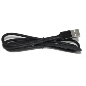 1m Nylon Braided Micro USB Tipo C Fast Charging Cable Data Cable For Iphone Mobile Phone