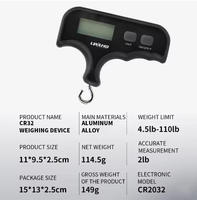 Dynamomètre de tir à l'arc LED pour poulies et arcs classiques, outil de pesée de 110 lbs, instrument de mesure et de test