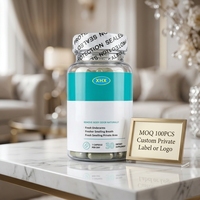 Cápsulas de Clorofila Deodorante Corporal Mágicas de Marca Privada Personalizada, Fabricadas en Fábrica con Certificación GMP, ISO y HACCP, para Adultos, Hombres y Mujeres