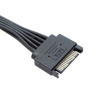 Cavo di Alimentazione per Disco Rigido 15 Pin, Adattatore Splitter da 1 Maschio a 3/4/5/6 Femmine, Prolunga di Alimentazione SATA per PC Fai-da-Te e Server