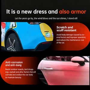 Película de pintura y cambio de color KMScar disponible para personalización basada en imágenes. Pintura Completa para Autos de Carreras y Anime - Product Image 5