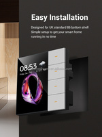 Panneau de Contrôle Domotique Intelligent Tuya 3,5'' avec Zigbee pour Gérer les Appareils Connectés Tuya