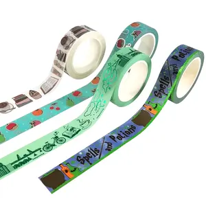 Custom Groothandel Gedrukt Washi Tape Kawaii Washi Tape Voor Kinderen