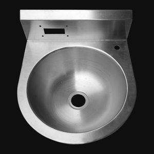 Lavabo de Acero Inoxidable 304 para Piso, Marca Kuge, para Edificios Gubernamentales y Centros de Detención - Product Image 5