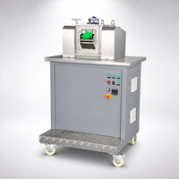Machine de granulation de plastique de laboratoire, broyeur à deux rouleaux, chauffage électrique, mélangeur de composés PVC PE, installation pilote de granulation, petite production, CE