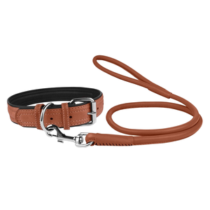 <span class=keywords><strong>Collar</strong></span> de cuero ajustable para perros Sert, entrenamiento de mascotas, collares de cuero de lujo personalizados para mascotas, correas, arneses - Product Image 1
