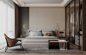 Panel de pared interior de PVC de alta calidad Melinco, revestimiento de fondo decorativo impermeable para Apartamentos, villas, hoteles para sala de estar - Product Image 6