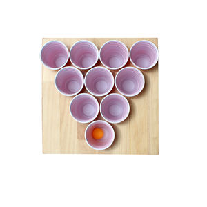 2 מחשב נייד באר פונג שולחן למעלה מסיבת משחק מתלה עץ באר פונג משחק משפחה ידידותי מסיבת משחק - Product Image 6