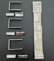 Bracelet en cuir véritable gaufré crocodile personnalisé OEM ODM avec logo, compatible avec Whoop 5.0, bracelet de montre de luxe en cuir véritable, 24 cm réglable