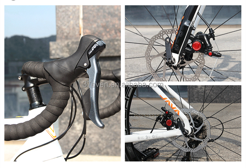 JAVA SILURO 3 18-Speed Carbon Fiber Road Bike for Adults with