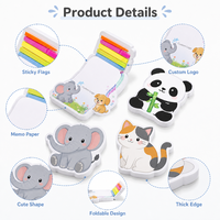 Fabricant de notes autocollantes en forme de dessins animés pour enfants, papeterie personnalisée, notes autocollantes amovibles, cadeau scolaire