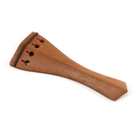 Jujube Wood Violin Cheek Support with Silver Front and Back Screws Tuning Peg Accessory for Stringed Instruments
