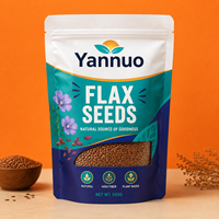 Sachets Doypack Personnalisés avec Logo pour Graines de Chia, Sachets Mylar Refermables à Fond Plat avec Fenêtre, Impression Gravure Alimentaire, Fermeture Zippée