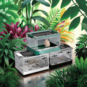 Terrarium pour reptiles transparent, grand espace, <span class=keywords><strong>cage</strong></span> respirante, <span class=keywords><strong>cage</strong></span> pour animaux de compagnie pour petits animaux - Product Image 5