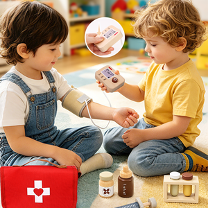 Kits de jouets d'imitation de haute qualité, ensemble de jeu de docteur, jouet de simulation amusant pour l'interaction parent-enfant, jouet de docteur pour enfants - Product Image 3