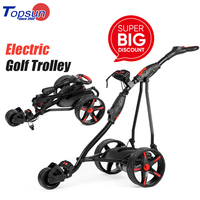 Disponible dès maintenant : Chariot de golf électrique Easy Go télécommandé, chariot de poussée avec fonction de suivi à distance, et scooter de golf électrique autoportant.
