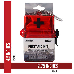 Ori-Red portátil impermeable <span class=keywords><strong>de</strong></span> plástico colgante Mini Kit <span class=keywords><strong>de</strong></span> <span class=keywords><strong>primeros</strong></span> <span class=keywords><strong>auxilios</strong></span> para pequeñas lesiones - Product Image 4
