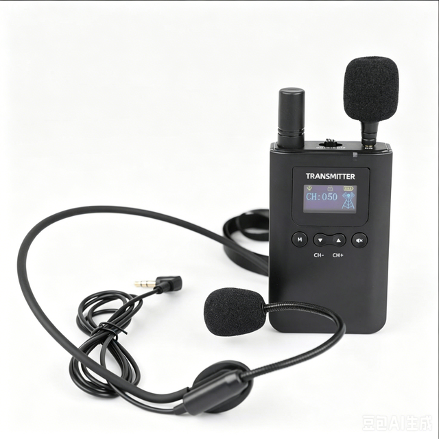 Wireless Simultaneous Interpretation Tour Guide System Whisper Two-Way Radio Conference Museum Tourism Service Model 7510 1-400m