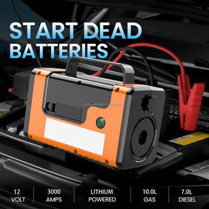 Ultimate 8-in-1 Kit di emergenza 3000A Jump Starter con compressore 150PSI Soffiatore staccabile/Aspirapolvere portatile - Product Image 3