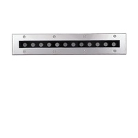LED tüp işık yağmur geçirmez karartma Gangways IP67 açık bahçe peyzaj Lampade reklam Incasso Interrate için alüminyum cam kapak