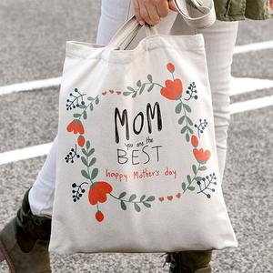 Bolsas de Compras Ecológicas de Algodón Orgánico Reciclado Personalizadas al por Mayor para Mujer, Bolsa de Mano de Lona y Cuero - Product Image 2