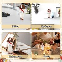 Poupée Jésus tricotée à la main avec carte cadeau au Crochet chrétien pour la foi Noël Pâques célébrations religieuses décor de vacances