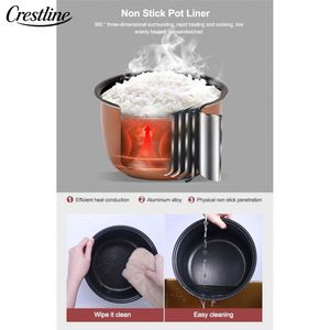 3L Smart Rice Cooker Budget-Friendly Smart Health-Cooking Modern Style Suitable Size Easy Clean Non-stick Inner Pot I - Product Image 4