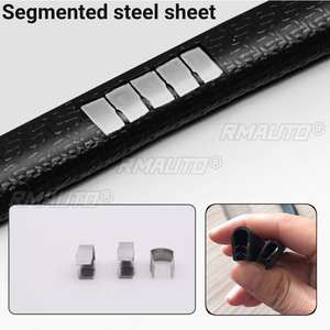 Bande de protection universelle pour bord de portière de voiture, anti-rayures, garniture d'étanchéité, 1M/5M/10M/15M, protection décorative - Product Image 2