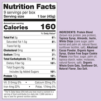 Barra de Proteína Vegetal Sin OMG en Stock, Barra de Proteína Nutritiva, Etiqueta Privada a Granel, Suministro Directo de Fábrica
