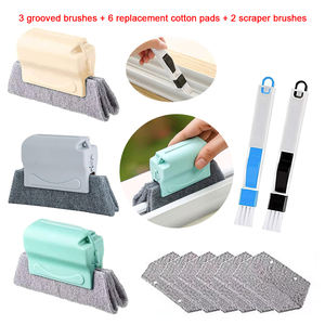 Kit de Herramientas para Limpieza de Ventanas con Cabezal Desmontable, Paño de Limpieza Grueso, Limpiador de Grietas Multifuncional para el Hogar y la Cocina - Product Image 2