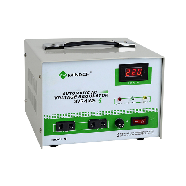 MINGCH Hot Sale 220V Single Phase Automatic 1KVA Voltage Stabiliser Regulator