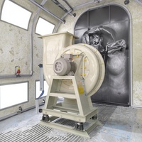 Ventilateur centrifuge industriel anti-corrosion, extracteur à entrée unique, tirage induit pour le montage de conduits dans les industries de la teinture de peinture