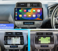 CARUPEZ Radio de Coche Android de 12.3 Pulgadas con Pantalla Táctil IPS DSP, GPS Integrado y CarPlay para Prado 2018-2020 (Compatible con