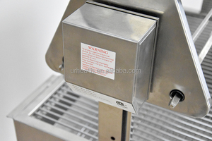 Ur-Health Stainless Steel Straight 3 Skewer In-Line Spit Cyprus Rotating <strong>Charcoal</strong> <strong>Grill</strong> for Outdoor BBQ - Product Image 5