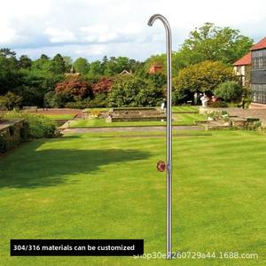 Bestseller Transfrontaliero: <span class=keywords><strong>Doccia</strong></span> da Giardino Portatile in Acciaio Inox per Esterni, Monofuorituro Freddo, per Villa - Product Image 2