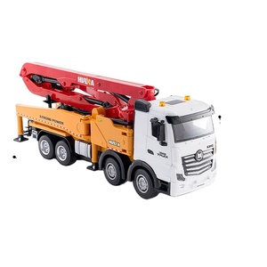 Camion RC HUINA 1381 NOUVEAU Grand Modèle 1/18 Semi-Métallique Télécommandé Pompe à Béton Véhicule <span class=keywords><strong>de</strong></span> <span class=keywords><strong>Chantier</strong></span> Cadeau pour Garçon Voiture RC - Product Image 1