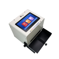 Impresora de Etiquetas de Escritorio de Inyección de Tinta de 12.7mm y 7 Pulgadas, Control por Android, Impresión de Códigos QR/Barras/Fechas/Agua, Tinta Solvente de Alta Velocidad para L800