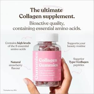 OEM Private Label Fruity Flavored Collagen <b>Biotin</b> Keratin <b>Gummies</b> Vitamins Supplement for Skin Hair Growth - Product Image 2