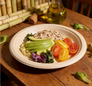 Plateaux alimentaires ronds jetables extra larges <span class=keywords><strong>de</strong></span> 14 pouces, robustes, pour écrevisses, homards, desserts, fruits <span class=keywords><strong>de</strong></span> <span class=keywords><strong>mer</strong></span>, grillades et fêtes - Product Image 6