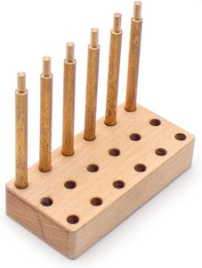 ईडीली 6 पीसी जेम्स्टोन नॉन-स्लिप पीतल के डप स्टिक सेट 6 मिमी व्यास डोपस्टिक को पत्थर की फेसटिंग मशीन के लिए लकड़ी के भंडारण बॉक्स के साथ - Product Image 5