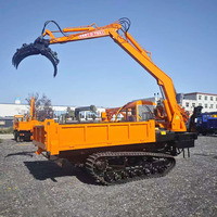 Werksdirekt Geliefert: Raupen-Minidumper mit Selbstladefunktion für den Baustellen-Dieselraupentransport