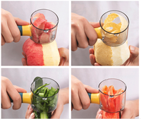 Outils de cuisine pour légumes Gadgets éplucheur multifonctionnel en acier inoxydable avec récipient