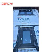 EE. UU. CA Factory Direct Hurricane Impact Casement Windows Aislamiento acústico Eficiencia energética Triple acristalamiento Ventanas de aluminio