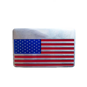 Autocollant de style de voiture Auto USA 3D drapeau américain insigne emblème décalcomanie décoration pour Ford <span class=keywords><strong>Cadillac</strong></span> Dodge Ram pour Toyota Honda - Product Image 1