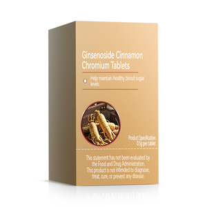 Tabletas de Saponina de Ginseng y Cromo de Marca Privada OEM 0.5g, Apoyo a la Glucosa - Product Image 3